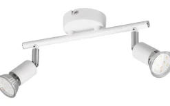 Takspot Med 2 Lampor<Reality Paris Spotlight 2-delad GU10 mattvit