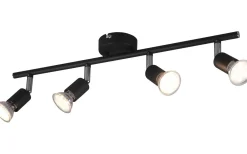Reality Paris Spotlight 4-delad GU10 mattsvart* Avlånga Takspotlights|Takspot Med Minst 4 Lampor