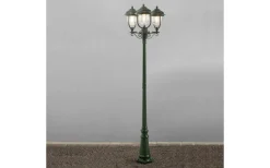 Konstsmide Parma Stolplykta 2,2m 3xE27 Grön IP43* Kompletta Stolplyktor