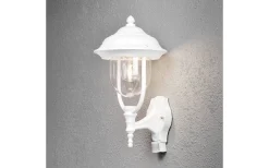 Vägglyktor<Konstsmide Parma Vägglykta Upp Rörelsevakt Vit IP44