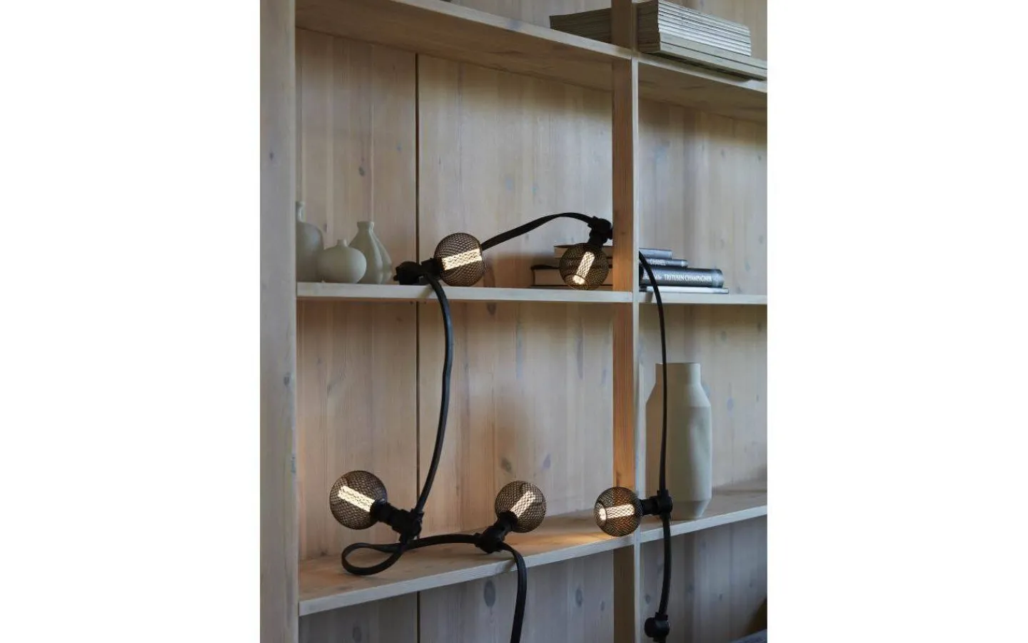 Partyslingor Utomhus 230V|Partyslingor Utomhus 230V<PR Home Partyslinga 4,2m 5xE14 Svart IP44