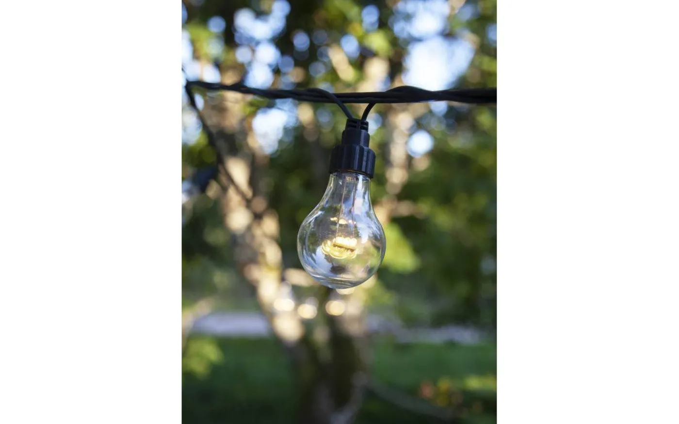 Partyslinga System LED EXTRA 5m 10L Svart Kabel