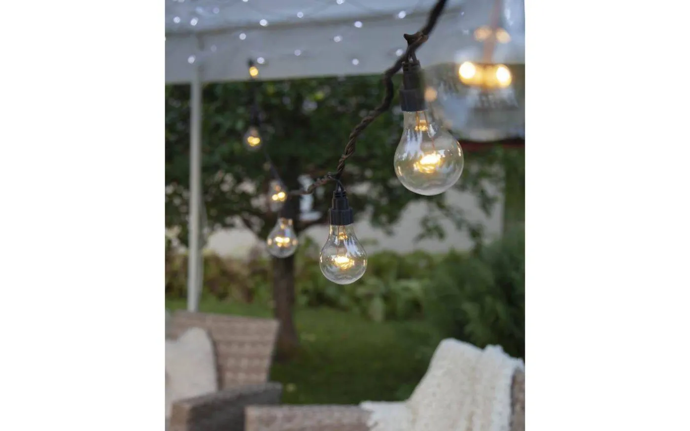 Partyslinga System LED EXTRA 5m 10L Svart Kabel