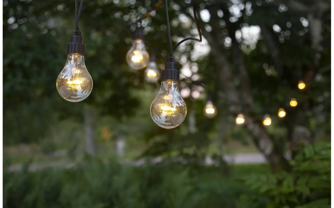 Partyslinga System LED EXTRA 5m 10L Svart Kabel