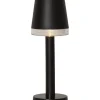Parvus Solcellsdriven Bordslampa 21cm Svart