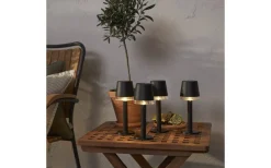 Parvus Solcellsdriven Bordslampa 21cm Svart