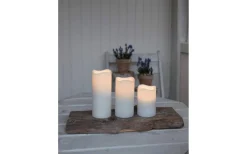 Blockljus Utomhus|Blockljus Utomhus<Star Trading Paul Blockljus LED Utomhusbruk 3-pack Vit