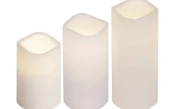 Blockljus Utomhus|Blockljus Utomhus<Star Trading Paul Blockljus LED Utomhusbruk 3-pack Vit