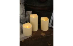 Star Trading Paul Blockljus LED Utomhusbruk Sensor 23cm Beige* Blockljus Utomhus|Blockljus Utomhus