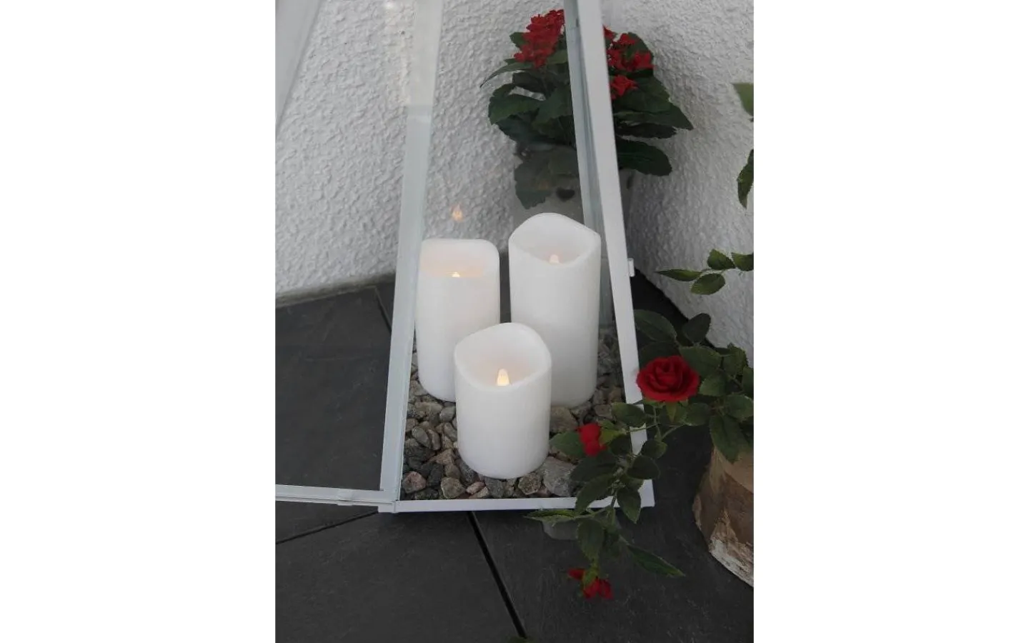 Blockljus Utomhus|Blockljus Utomhus<Star Trading Paul Blockljus LED Utomhusbruk 15cm Vit