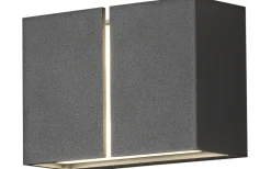 Upp & Nedljus Lampor<Konstsmide Pavia Vägglampa LED 4x3W 3000K Antracit IP54