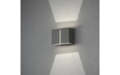 Upp & Nedljus Lampor<Konstsmide Pavia Vägglampa LED 4x3W 3000K Antracit IP54