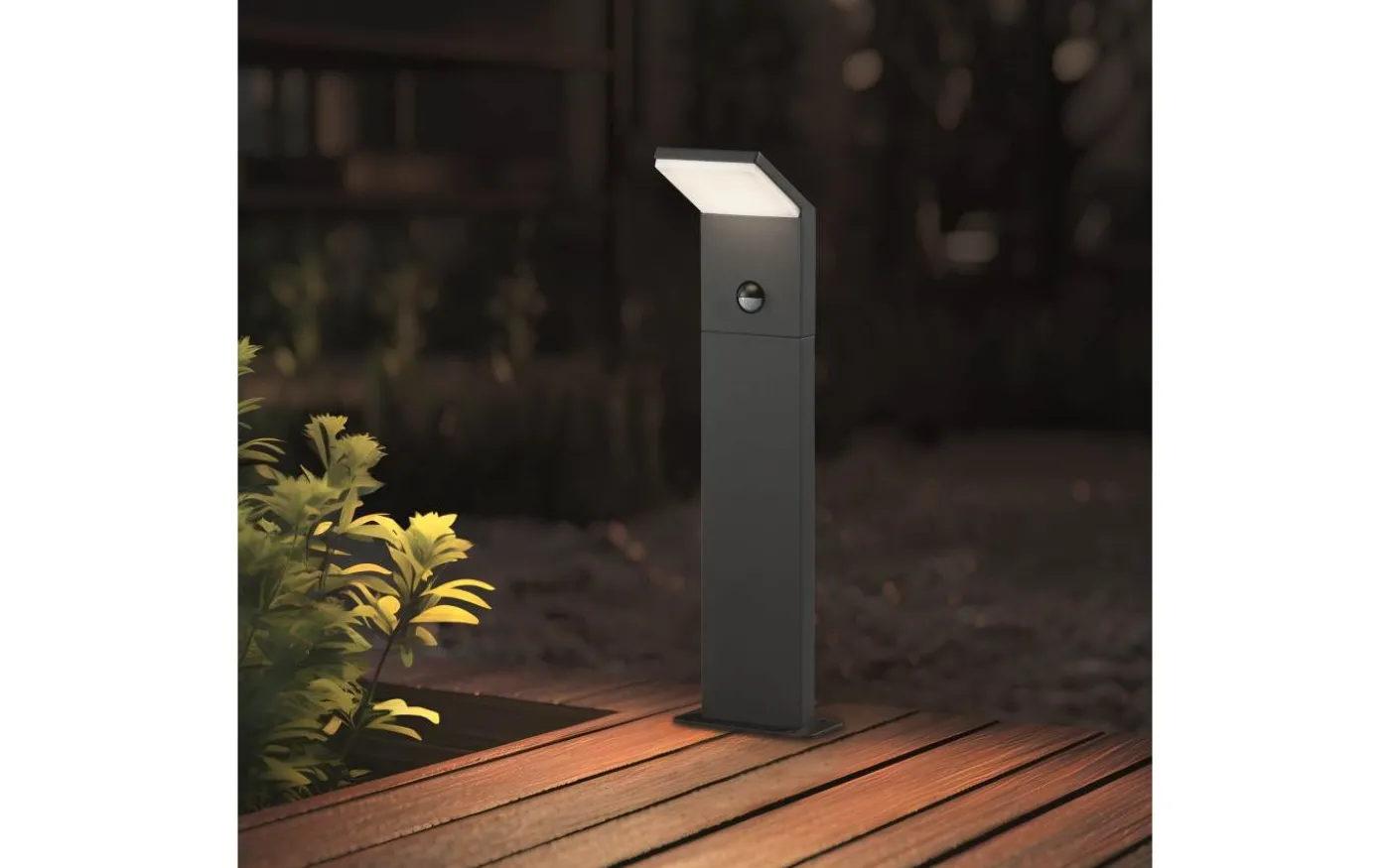 Pearl Pollare 50cm LED antracit rörelsesensor IP54