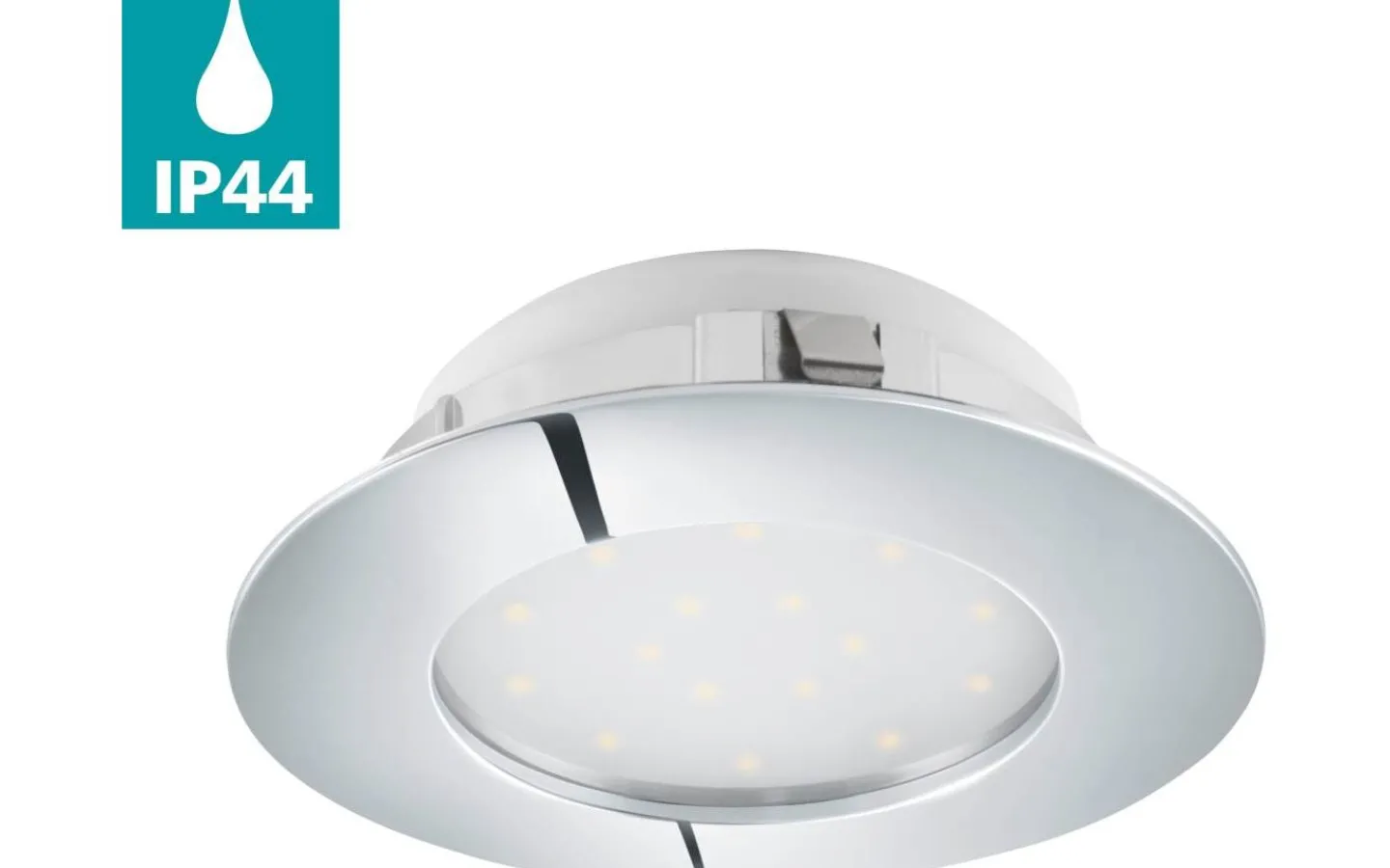 230V Led Spotlights<Eglo Peneto Spotlight LED 3000K 12W Krom IP44