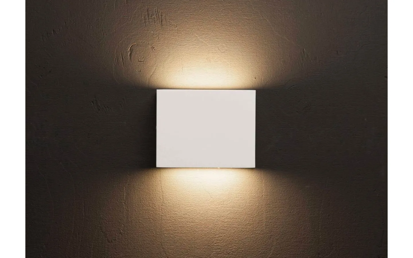 Llitt Per II Vägglampa LED 2x3W 3000K Vit IP54* Upp & Nedljus Lampor