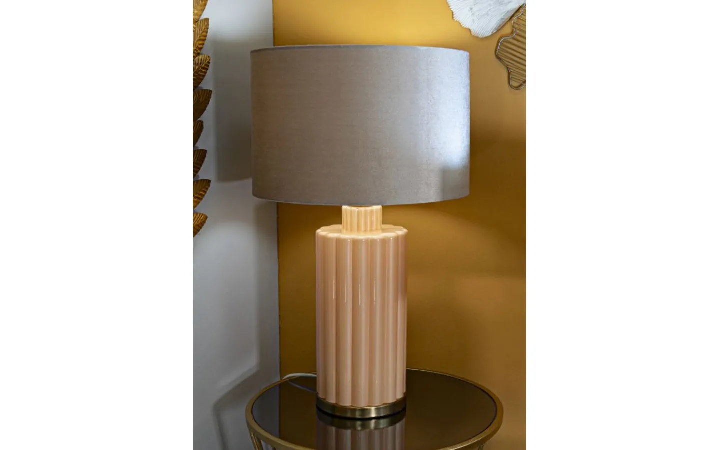 Mauro Ferretti Perly Bordslampa 69,5cm Beige/Grå* Bordslampor