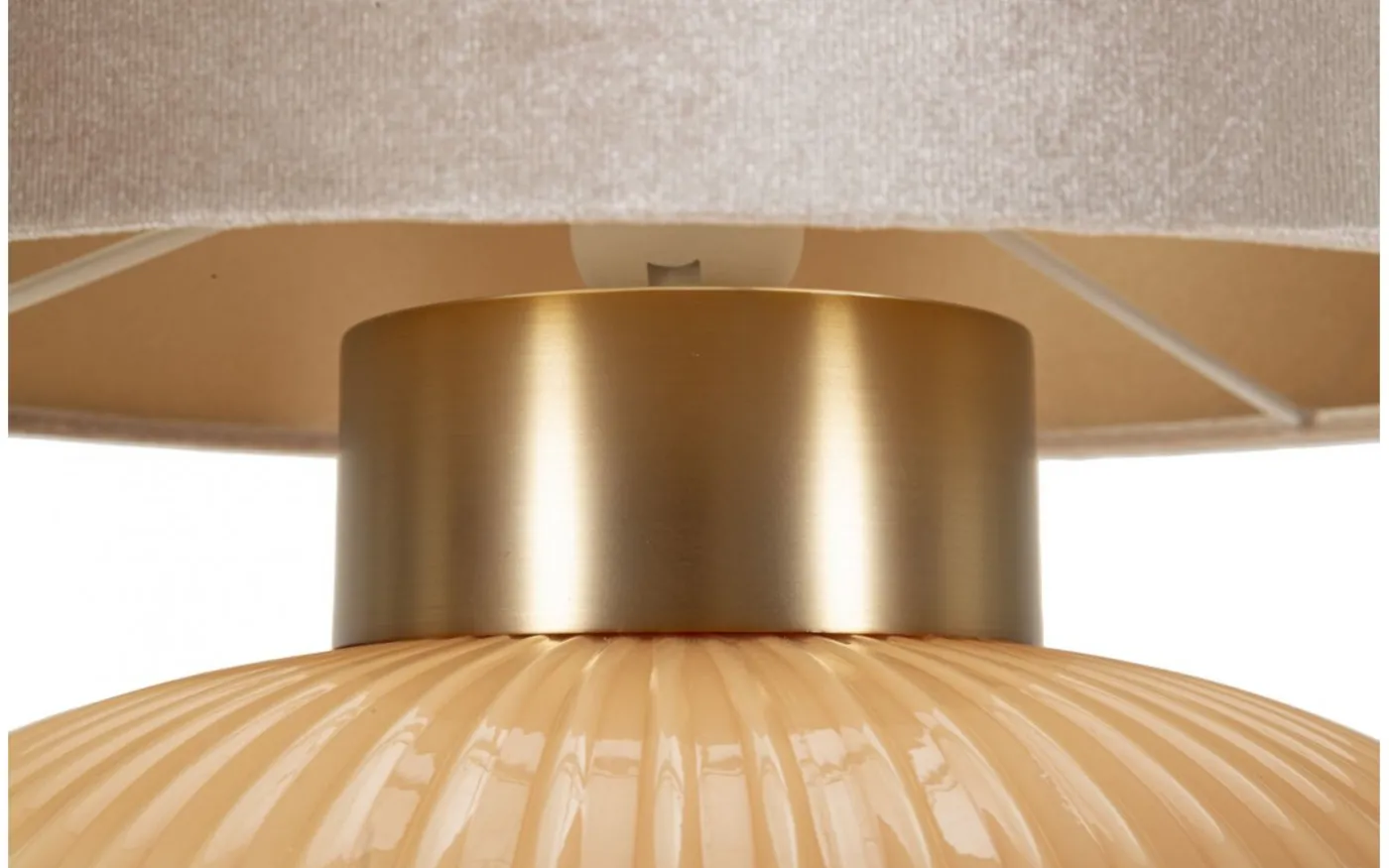 Perly Bordslampa 49cm Beige/Grå