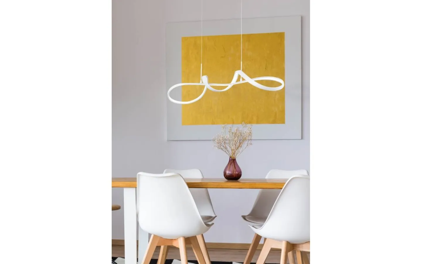 Reality Perugia Takpendel LED mattvit 4000K* Avlånga Taklampor