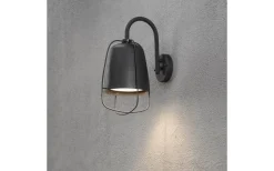 Perugia Vägglykta Svart IP44