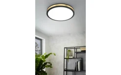 Pescaito Plafond 38cm LED 3000K 19,5W Svart/Guld