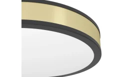 Pescaito Plafond 38cm LED 3000K 19,5W Svart/Guld