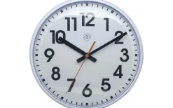 Väggklockor<NeXtime Peter Väggklocka Ø26cm Vit