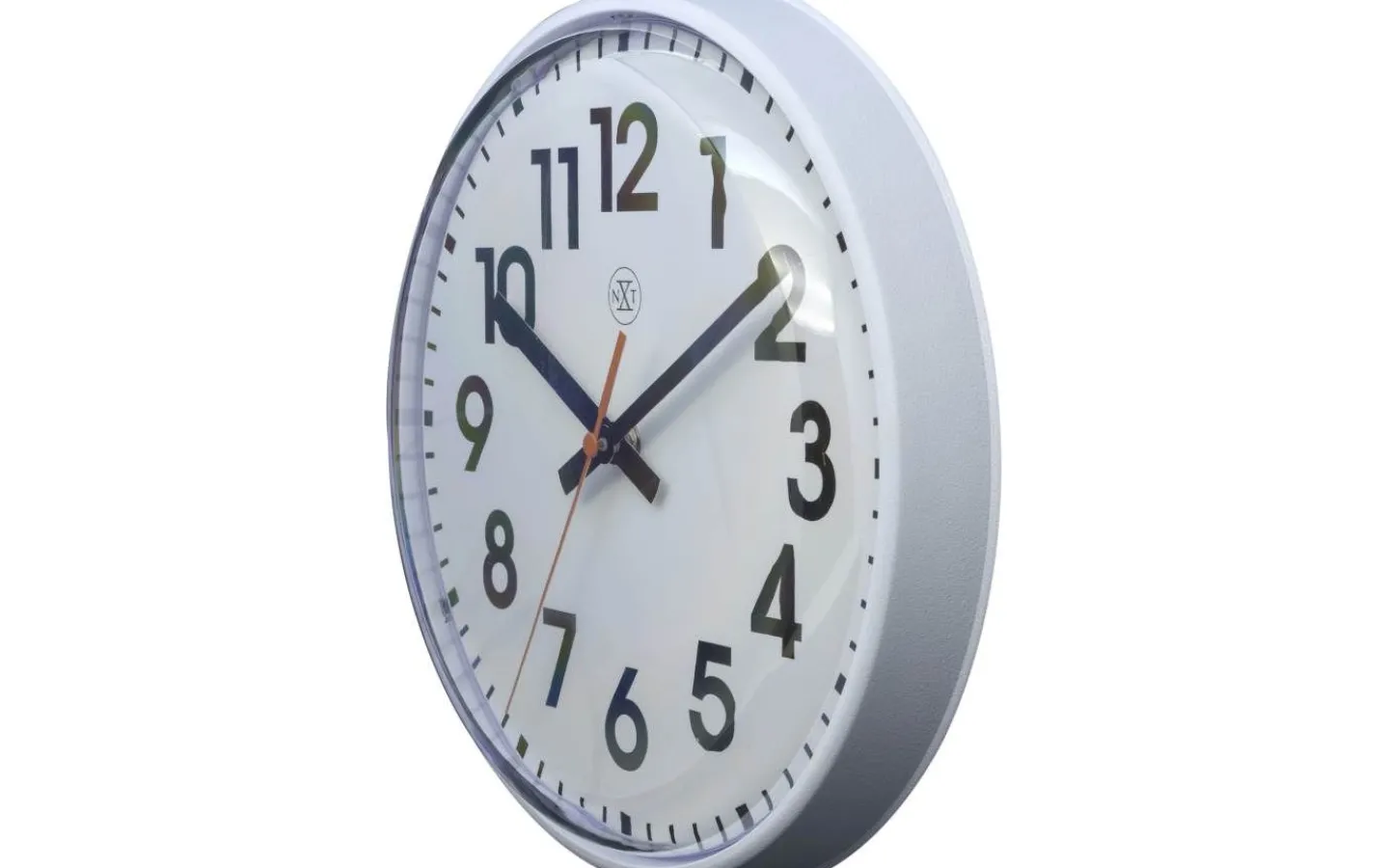 Väggklockor<NeXtime Peter Väggklocka Ø26cm Vit