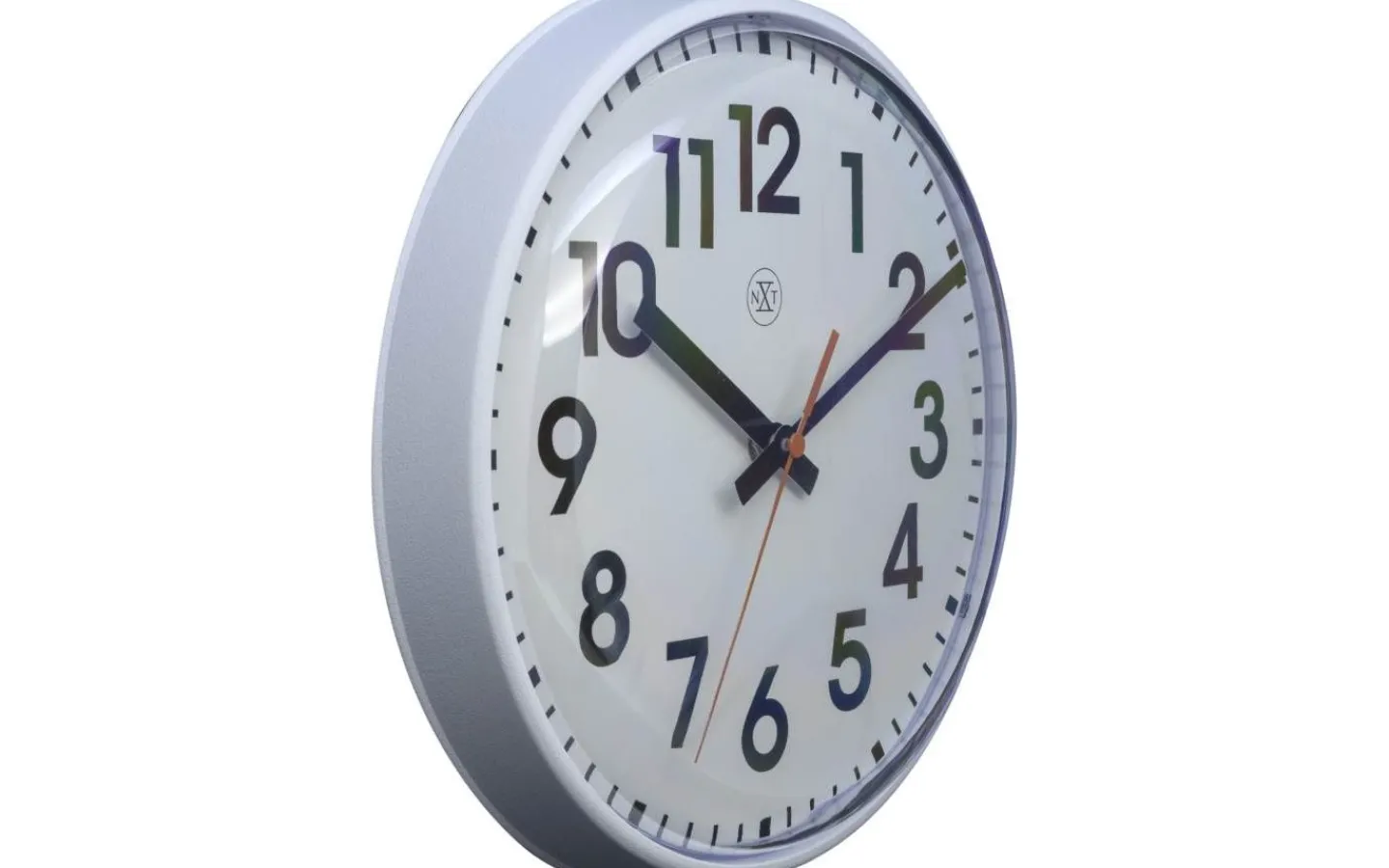 Väggklockor<NeXtime Peter Väggklocka Ø26cm Vit