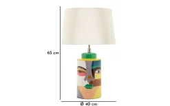 Bordslampor<Mauro Ferretti Piccassy Bordslampa 65cm