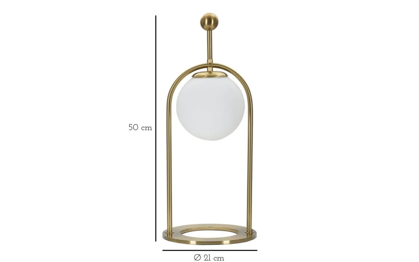 Bordslampor<Mauro Ferretti Piccolo Bordslampa 50cm Guld