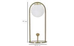 Mauro Ferretti Piccolo Bordslampa 47cm Guld* Bordslampor