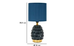 Mauro Ferretti Pigny Bordslampa 30,5cm Blå* Bordslampor