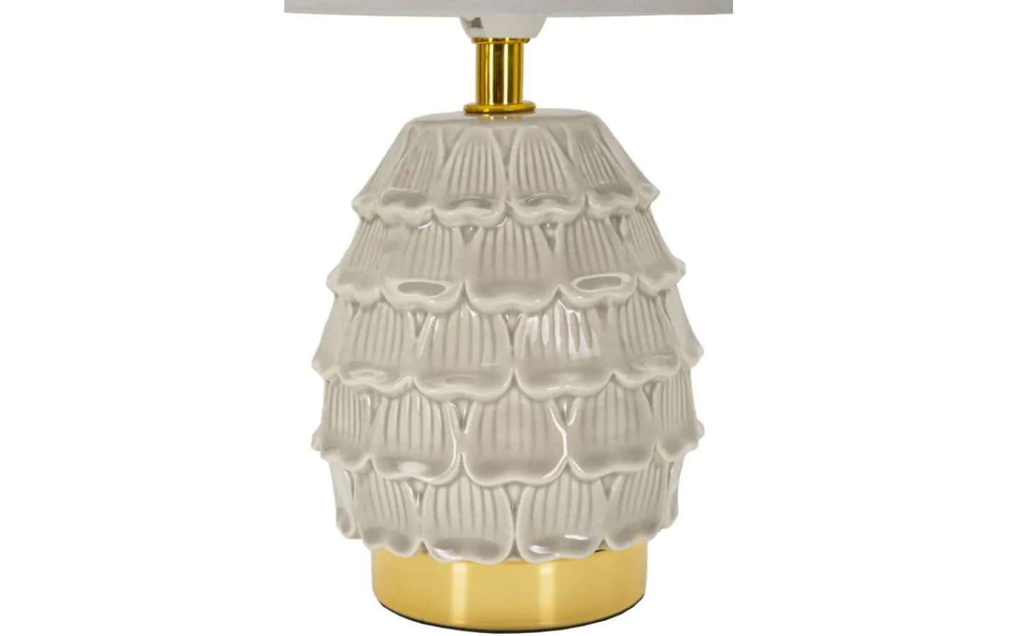 Bordslampor<Mauro Ferretti Pigny Bordslampa 30,5cm Ljusgrå