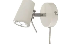 Aneta Pilot Vägglampa Vit* Sovrum|Läslampor