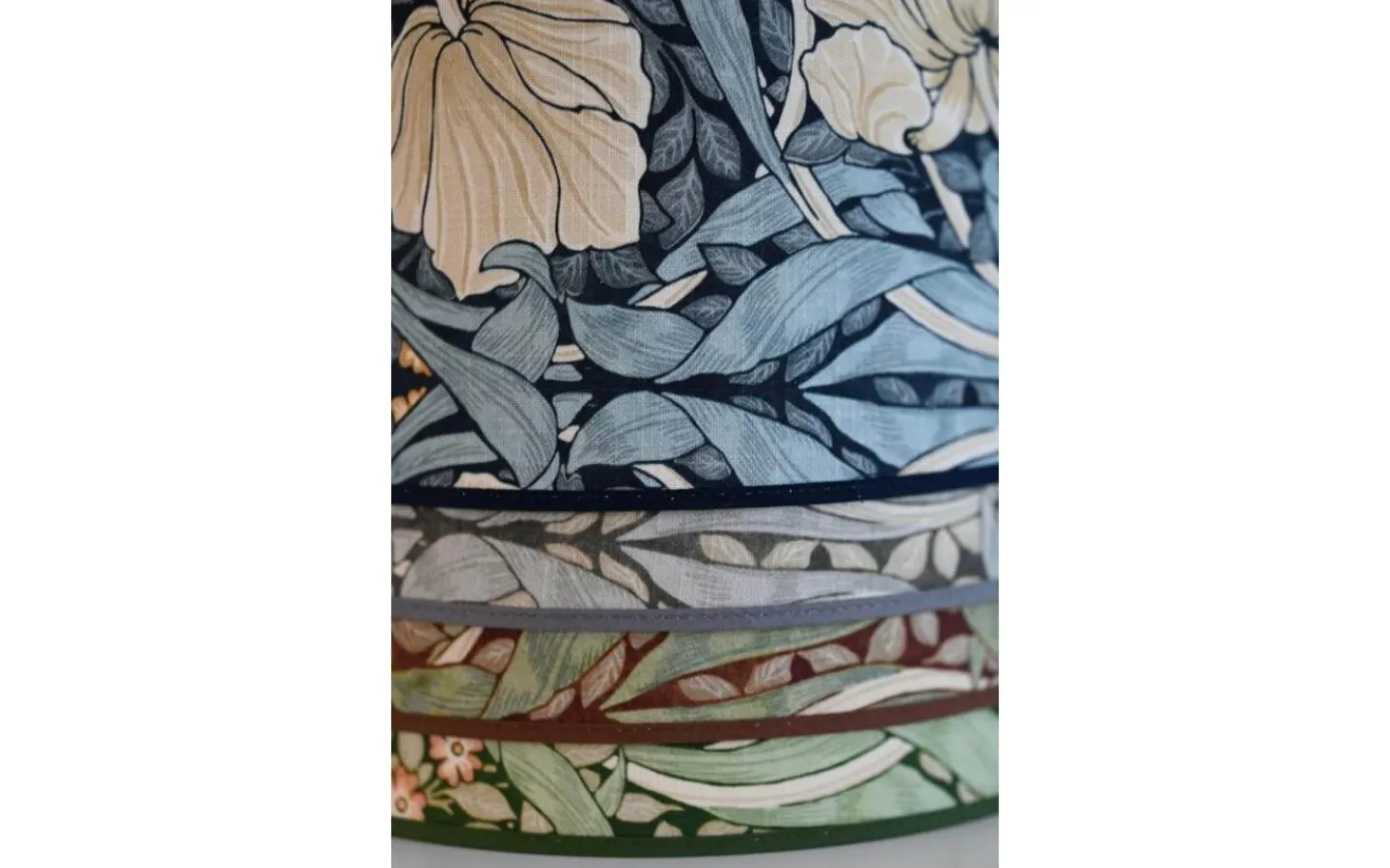 Mönstrade Lampskärmar<Hallbergs Pimpernel Lampskärm Ø17cm Indigo William Morris