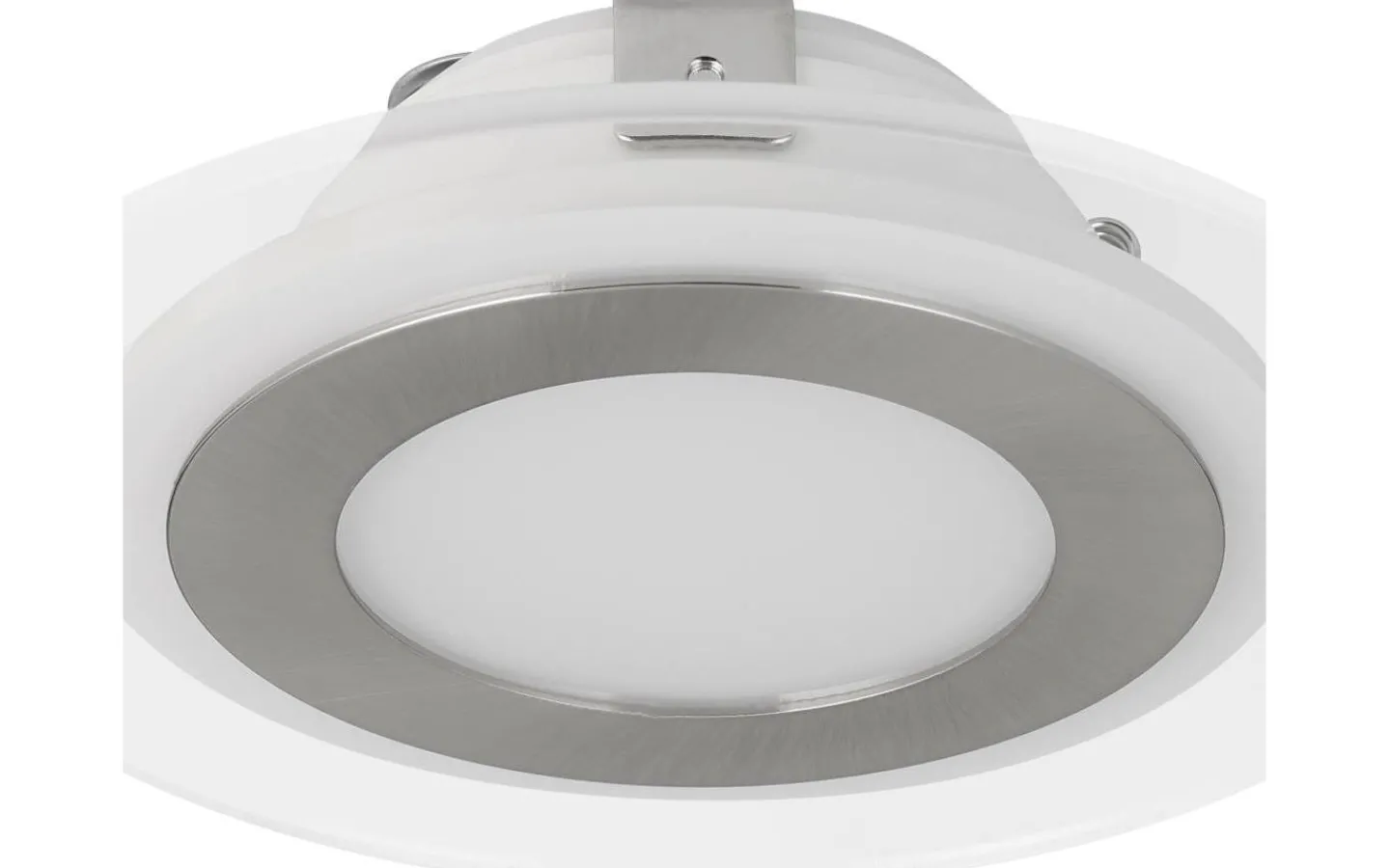 230V Led Spotlights<Eglo Pineda Spotlight LED 3000K 11W Nickel/Vit