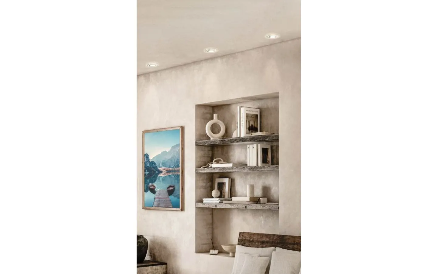 230V Led Spotlights<Eglo Pineda Spotlight LED 3000K 11W Nickel/Vit