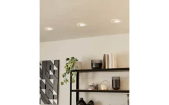 230V Led Spotlights<Eglo Pineda Spotlight LED 3000K 11W Nickel/Vit