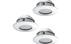 Eglo Pineda Spotlight 3-Pack LED 3000K 3x4,9W Krom IP44* 230V Led Spotlights
