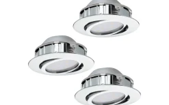Eglo Pineda Spotlight 3-Pack LED 3000K 3x5,5W Krom* 230V Led Spotlights