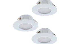 230V Led Spotlights<Eglo Pineda Spotlight 3-Pack LED 3000K 3x4,9W Vit IP44
