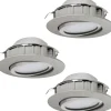 230V Led Spotlights<Eglo Pineda Spotlight 3-Pack LED 3000K 3x5,5W Nickel