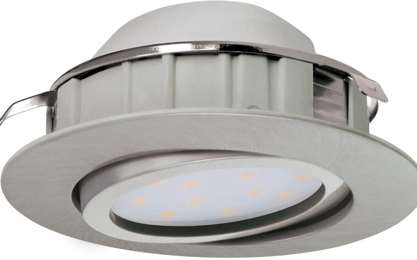 230V Led Spotlights<Eglo Pineda Spotlight 3-Pack LED 3000K 3x5,5W Nickel