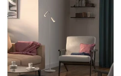 Herstal Pipeline Golvlampa 133cm 2L Mattvit* Golvläslampor