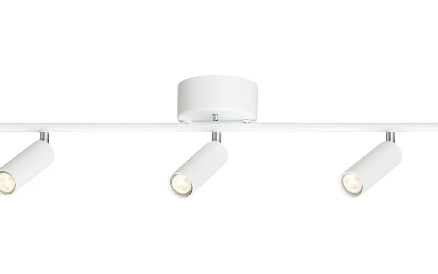 Herstal Pipeline Takspotlight 66cm 3L Mattvit* Avlånga Takspotlights|Takspot Med 3 Lampor