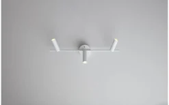 Herstal Pipeline Takspotlight 66cm 3L Mattvit* Avlånga Takspotlights|Takspot Med 3 Lampor