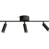 Avlånga Takspotlights|Takspot Med 3 Lampor<Herstal Pipeline Takspotlight 66cm 3L Mattsvart