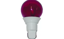 Konstsmide Pisellolampa Push-In 2,5V 0,25W Rosa 5-Pack* Push-In Jullampor|Push-In Jullampor