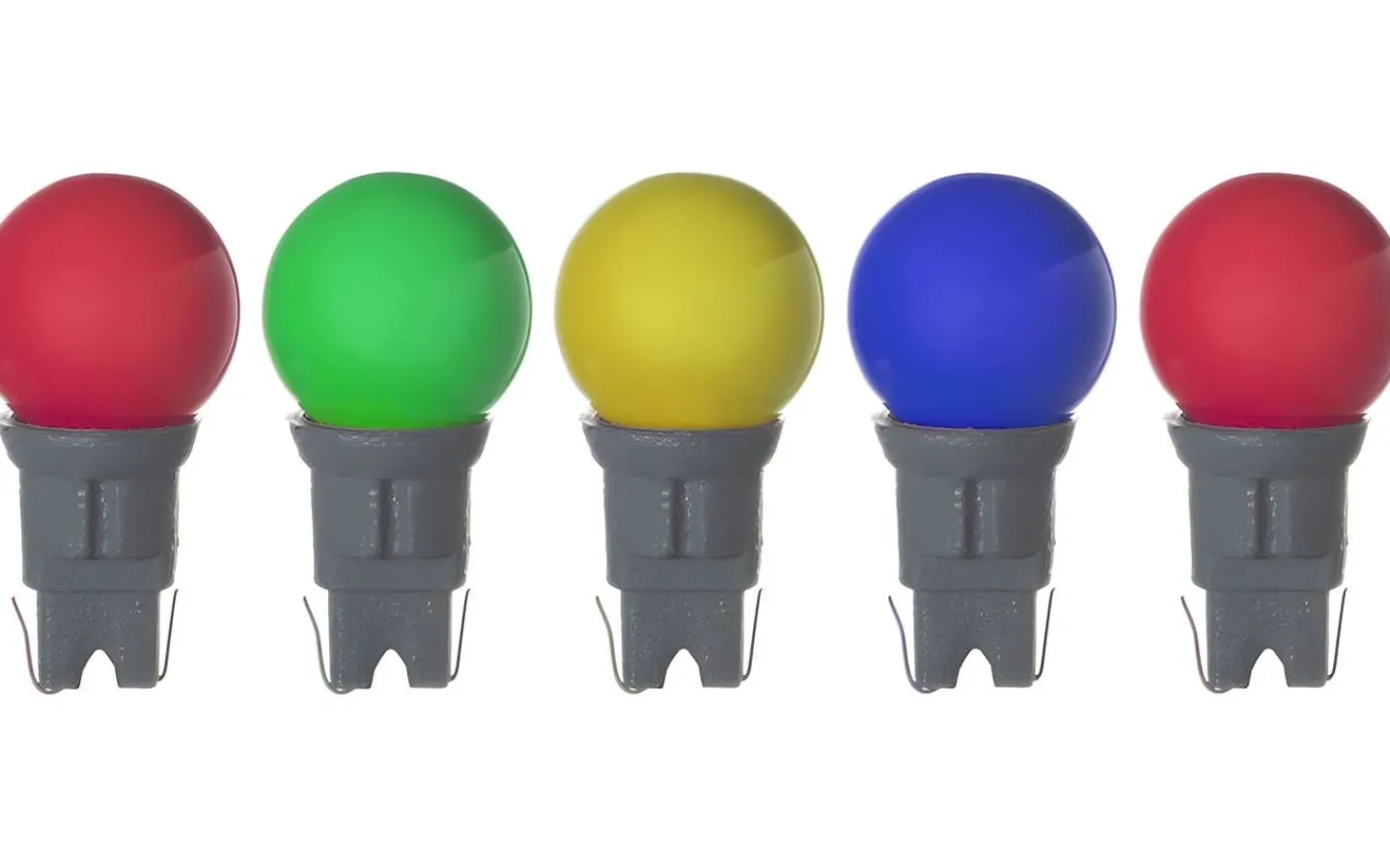 Push-In Jullampor|Push-In Jullampor<Konstsmide Pisellolampa Push-In 5V 0,7W Multi 5-Pack