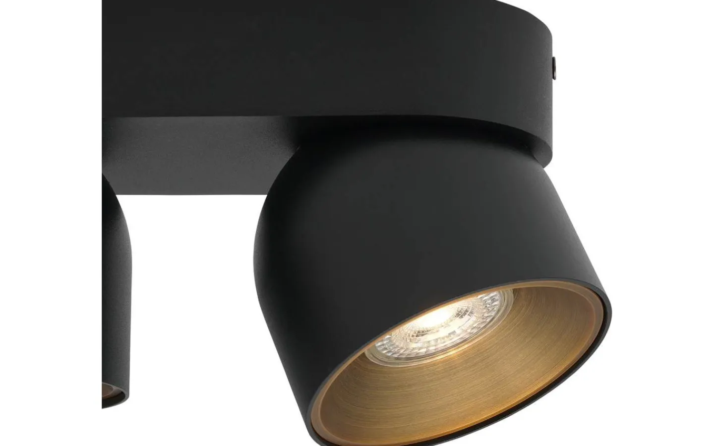 Avlånga Takspotlights|Takspot Med 2 Lampor<Nordlux Pitcher Spotlight 2L 24cm GU10 Svart